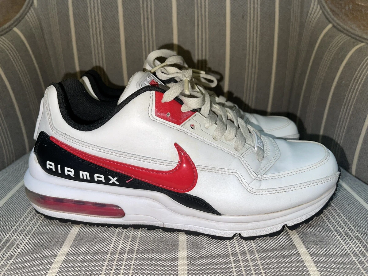 Nike Air Max 3 Sneakers in White, Red and Black