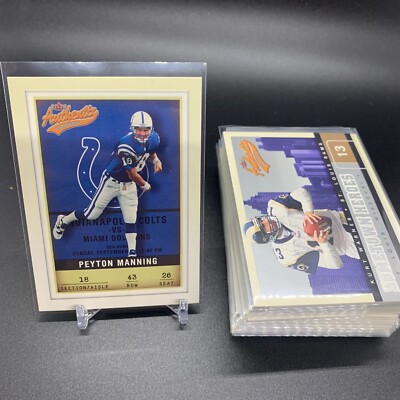 2002 Fleer Authentix Football Veterans *Pick Your Card - Complete Your Set* NFL