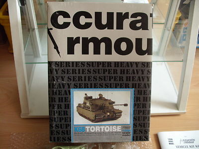 Model Resin Kit Accurate Armour K68 Tortoise Superheavy Tank on 1:35 in Box
