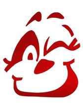 GHOST FACE SMILE Stencil Halloween Pumpkin Carving 8" x 10" Reusable Sheet S733