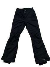 Columbia Omni-Tech Snow Pants Winter XS Womens Black Ski Snowboard Lined Cuff