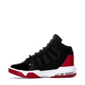 jordan max aura black red white