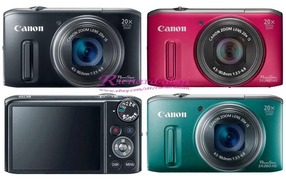Canon PowerShot SX260 HS 12.1MP 20X Optical Zoom Vintage Canon PowerShot SX260 HS 12.1MP 20X Optical Zoom Vintage