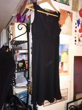 Ann Taylor Women's Black Silk Dress SZ 2P
