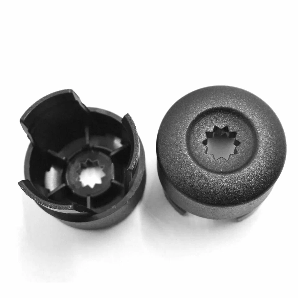 20x black 2004-2017 for VW Volkswagen Touareg NON-LOCKING Wheel Lug Bolt Cap  - Изображение 2 из 2