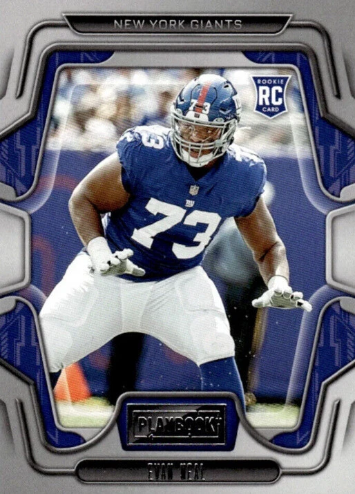 2022 Panini Playbook Evan Neal #165
