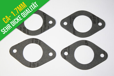 4 x Fußdichtung Dichtung Vergaser Weber DCOE, Solex Dellorto Doppelvergaser