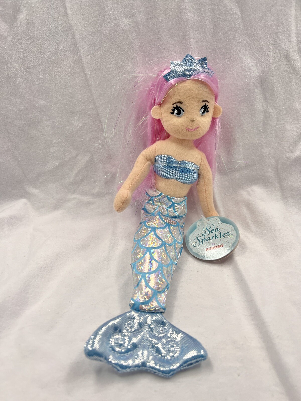 Sea Sparkles Mermaid CRYSTAL Plush Doll Designed By Aurora 1