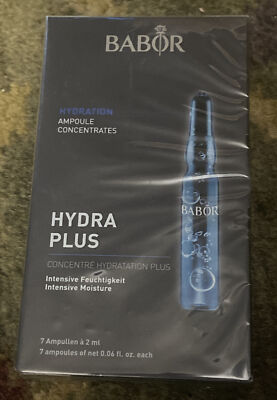 BABOR Hydra Plus Ampoule Concentrates 7 ampoules (2 ml each) NEW FREE SHIP