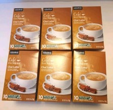Cafe Escapes Chai Latte, Keurig K-Cup Pod, 60 Count 6 Packs Of 10 
