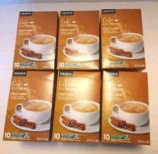 Cafe Escapes Chai Latte, Keurig K-Cup Pod, 60 Count (6 Packs Of 10)
