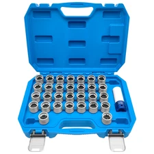 31PCS Wheel Lock Nut Key Kit Compatible with Mercedes Benz，Hand Repair Tool