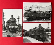 3 x Eisenbahn Foto 1966 Dampflok BR 78 301, 78 425 und 78 158  ( 130622