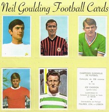 Palirex ? CAMPEOES EUROPEUS DE FUTEBOL 1968-69 ? Football Stickers #1 to #171