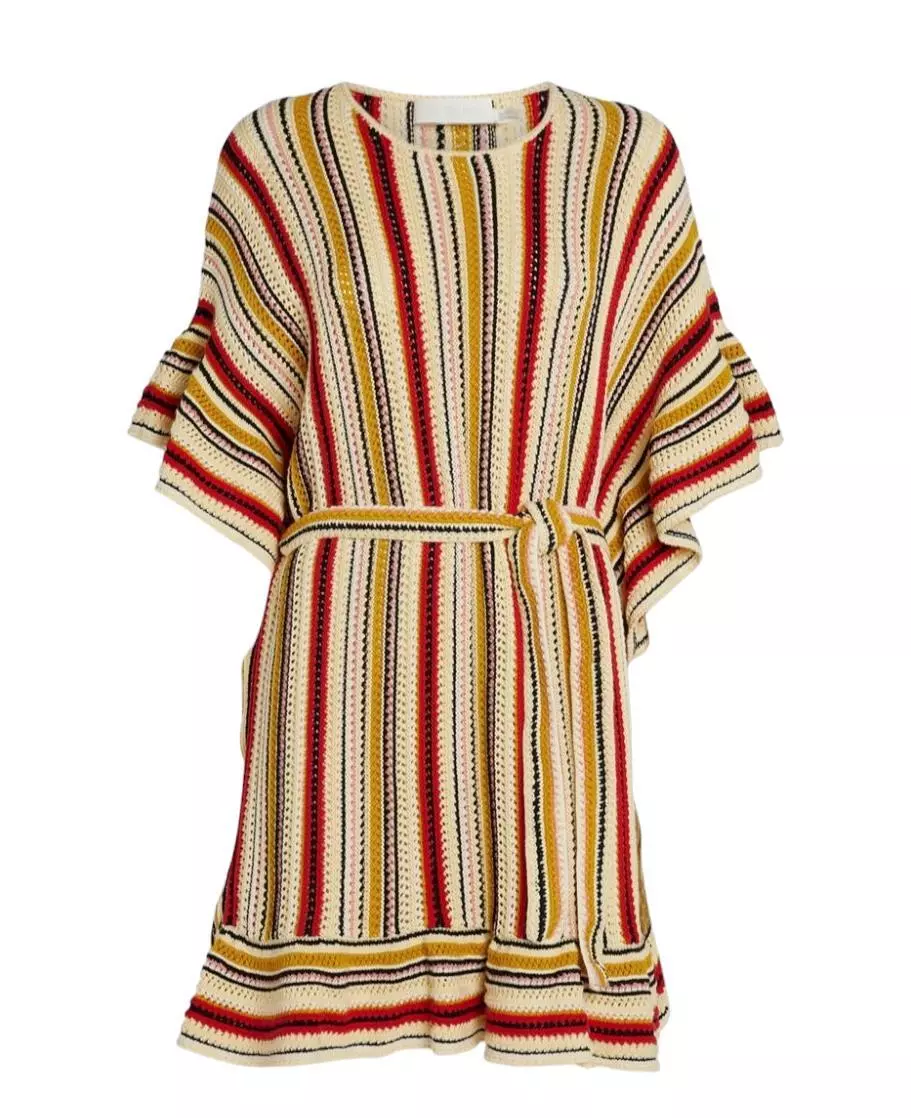 Zimmermann yellow stripe clearance dress