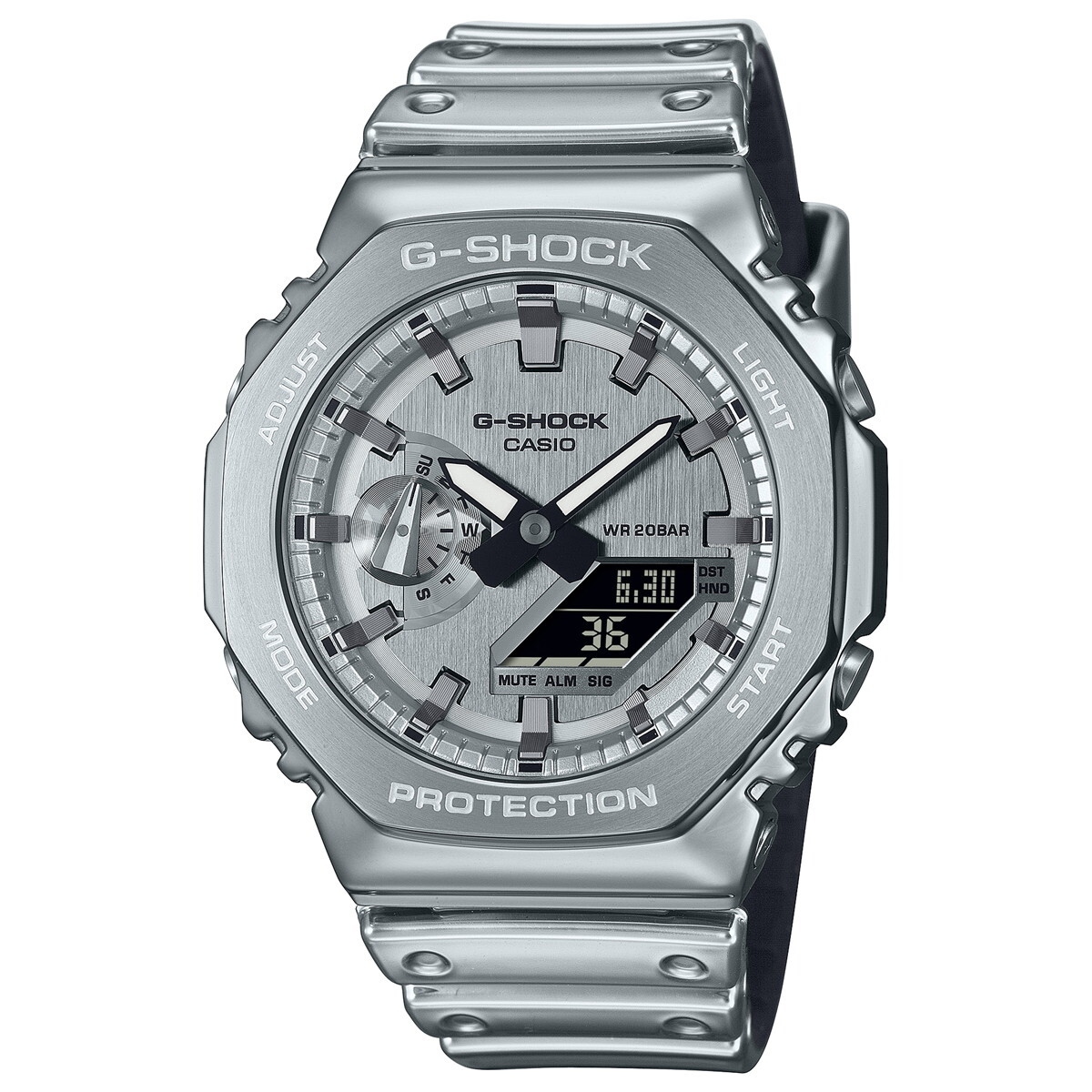 CASIO G-SHOCK GM-2100YM-8AJF Silver Ana-Digi Men