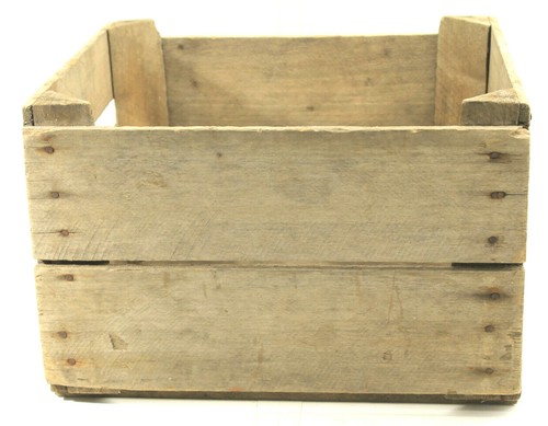 Vintage Peters Farms Wood Wooden Produce box Crate Storage Rustic Primitive - Bild 2 von 6