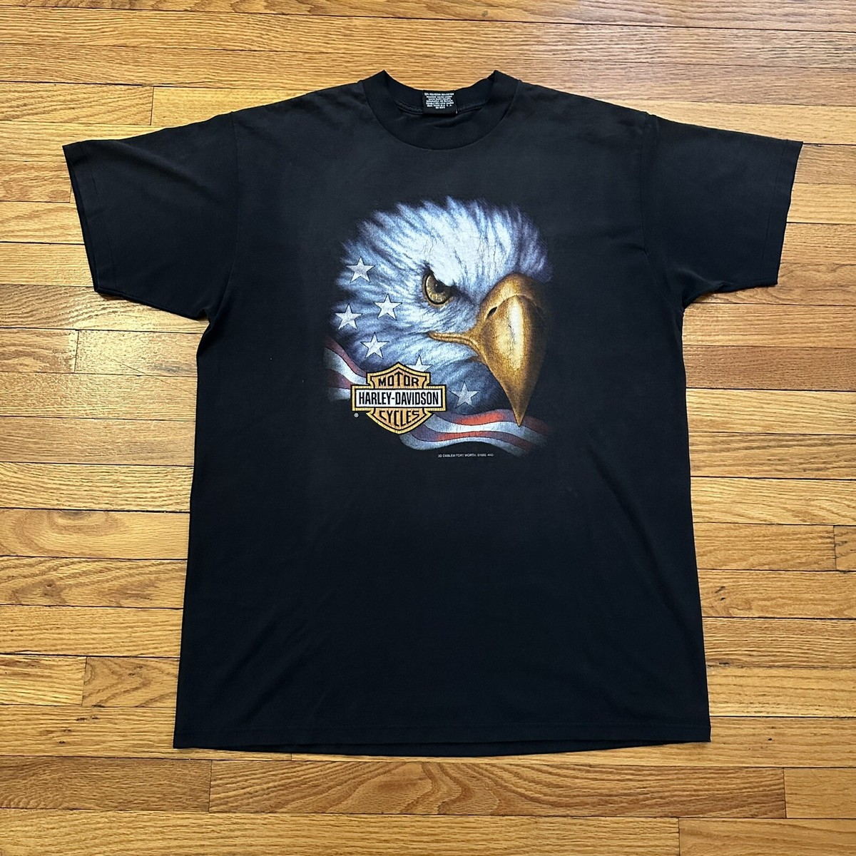 Vintage 1992 Harley Davidson Eagle 3D Emblem Tee T-Shirt XL Vintage 1992 Harley Davidson Eagle 3D Emblem Tee T-Shirt XL