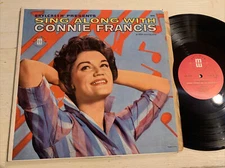 Brylcreem Presents Sing Along With Connie Francis LP Mati-Mor M-!!!!