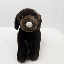 Brown Chocolate Labrador Dog Plush Retriever Puppy Stuffed Animal Toy