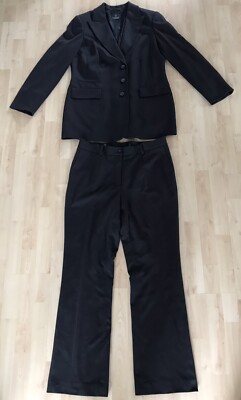 Madeleine Gr.44 Business Hosenanzug schwarz 2-teilig Blaser & Hose Damen