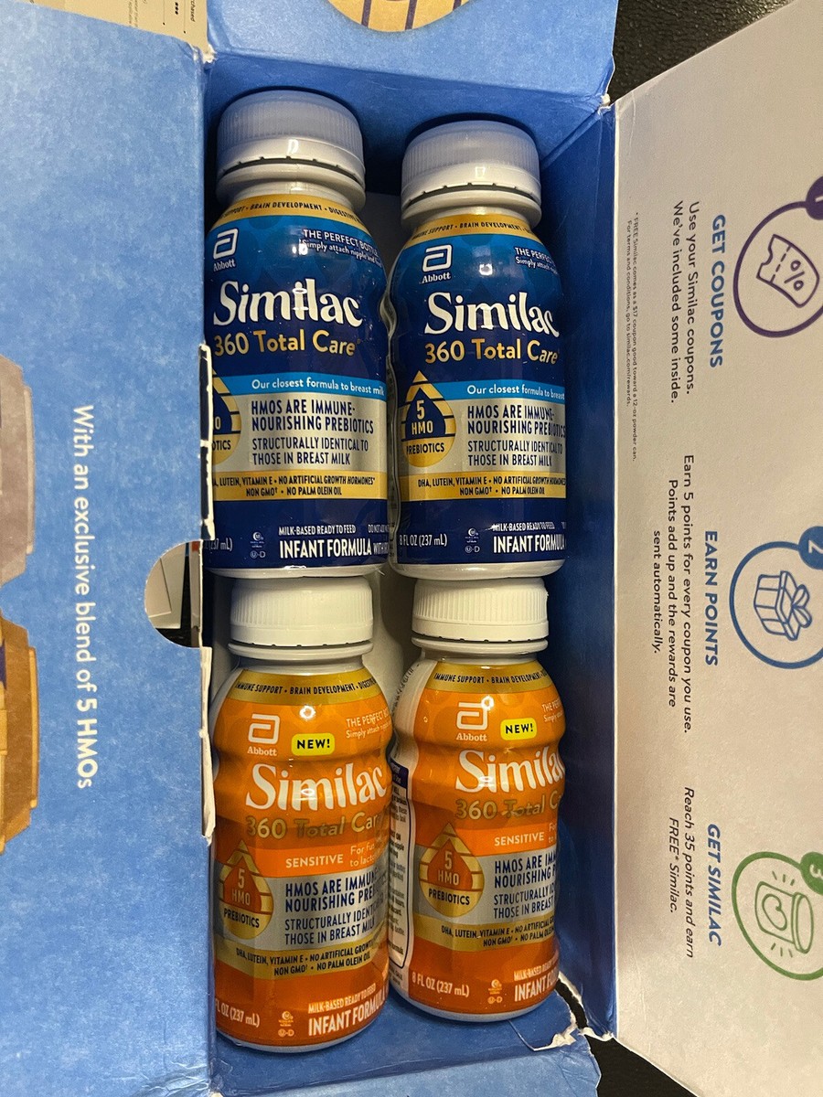 Similac 360 Total Care Infant Formula Powder 8oz (4 Piece) Plus
