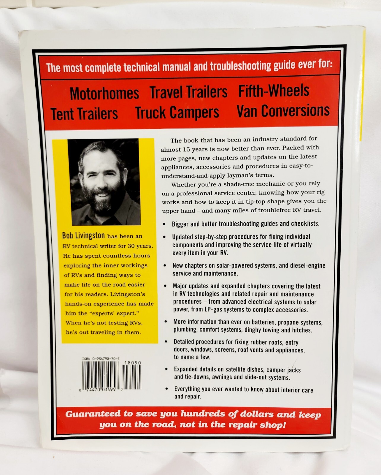 Trailer Life RV Repair And Maintenance Manual By Bob Livingston A