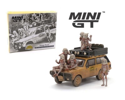 MINI GT 1982 キャメルトロフィー (チェイスカー) Mini GT 1:64 1982 Range Rover Camel Trophy Papa New Guinea