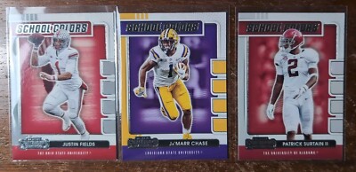 2021 Panini Contenders Draft Picks School Colors Pick from drop down list