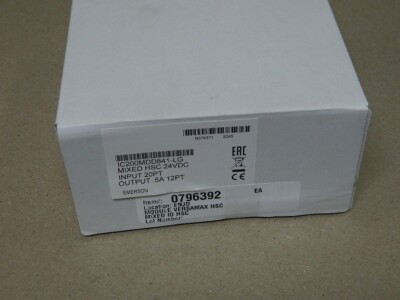 GE Fanuc IC200MDD841 LG Mixed HSC 24VDC Input 20PT Output .5A 12PT Emerson NEW