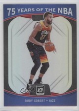 2021-22 Panini Prizm Optic 75 Years of the NBA Rudy Gobert #35 07lk