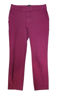 Gap Women's Pixie Pink Slim Ankle High-Rise Straight Leg Tapered Pants Size 4