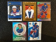 New Your Rangers Hockey Card Lot Young Guns Adam Fox