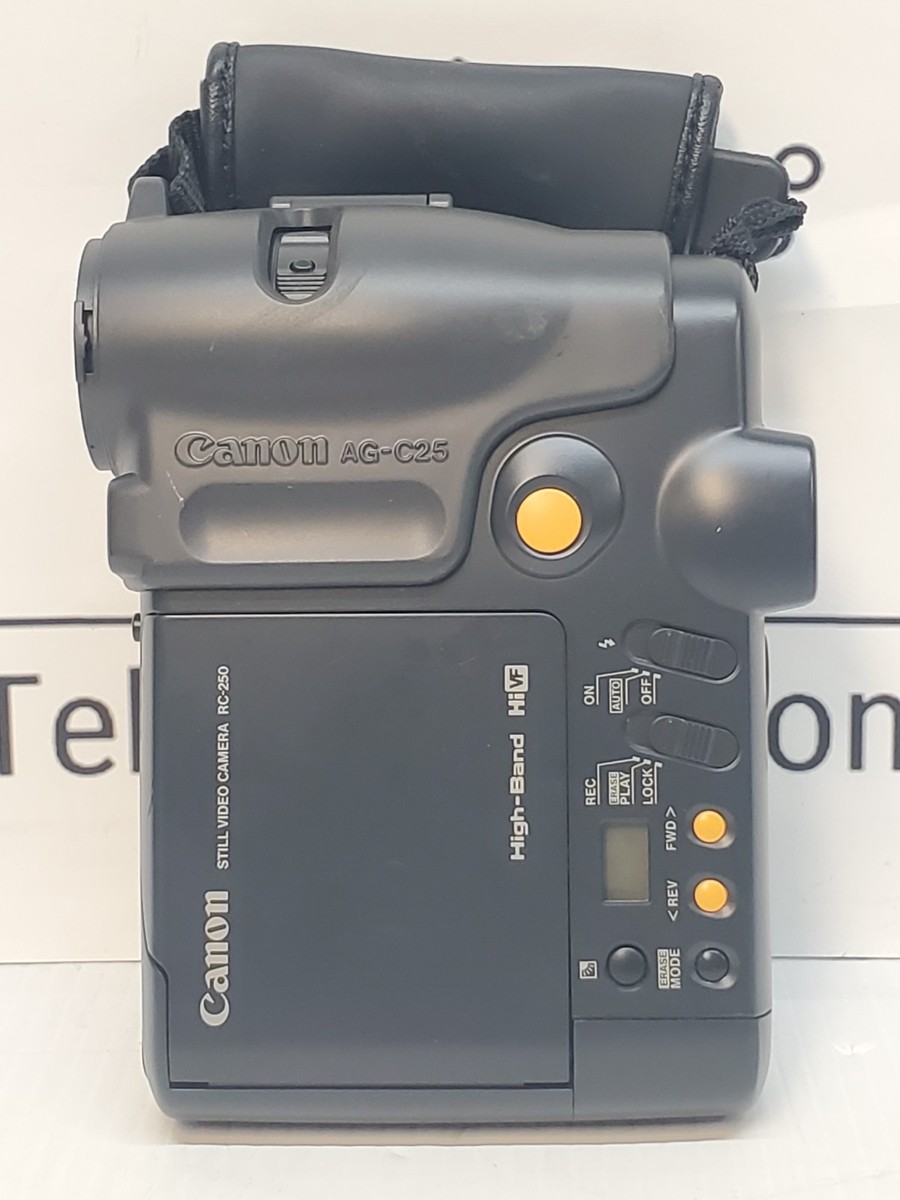 Canon Xapshot RC-250 Still Video Camera With Cover. Untested/No
