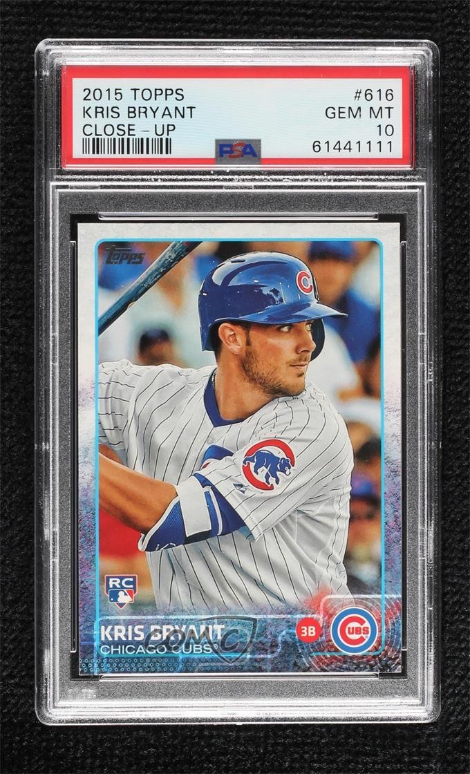 2015 Topps Kris Bryant (Batting) #616 PSA 10 GEM MT 0d26