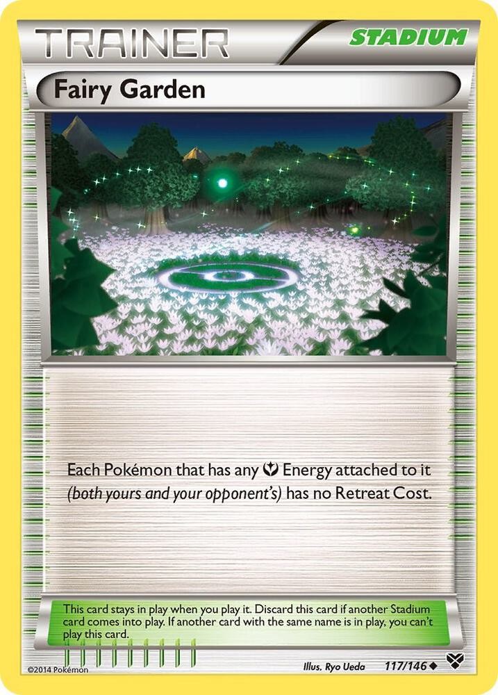 Fairy Garden #117/146 Xy Base Set Uncommon Pokemon TCG LP