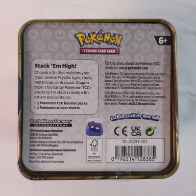 2024 Q1 Stacking Pokemon Tin Metal