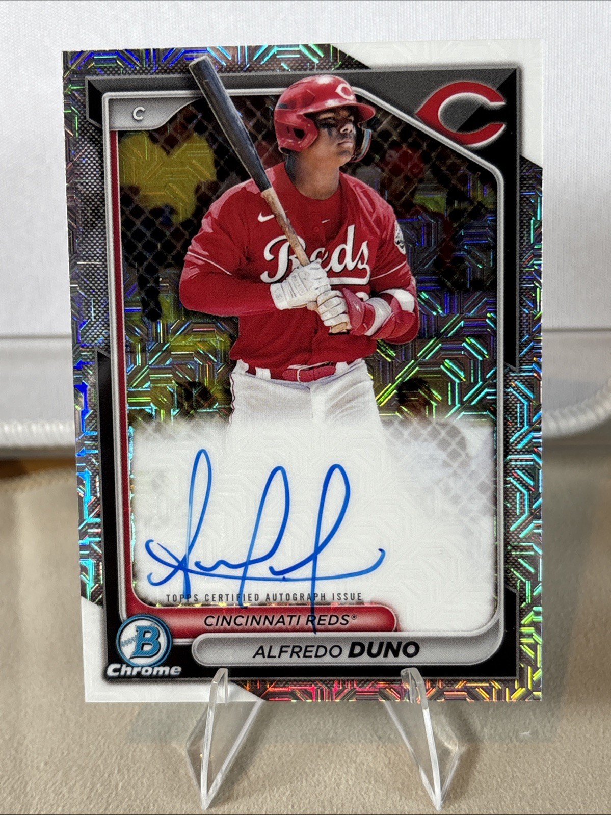 2024 Bowman Alfredo Duno Chrome Prospect Mega Box Mojo Auto #BMA-AD (AU, RC)