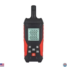 HFS® Digital Temperature & Humidity Meter - Handheld Hygrometer with LCD Display