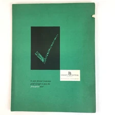 Liberty Mutual Brochure 1954 The 40 Point Insurance Test Vintage Circular