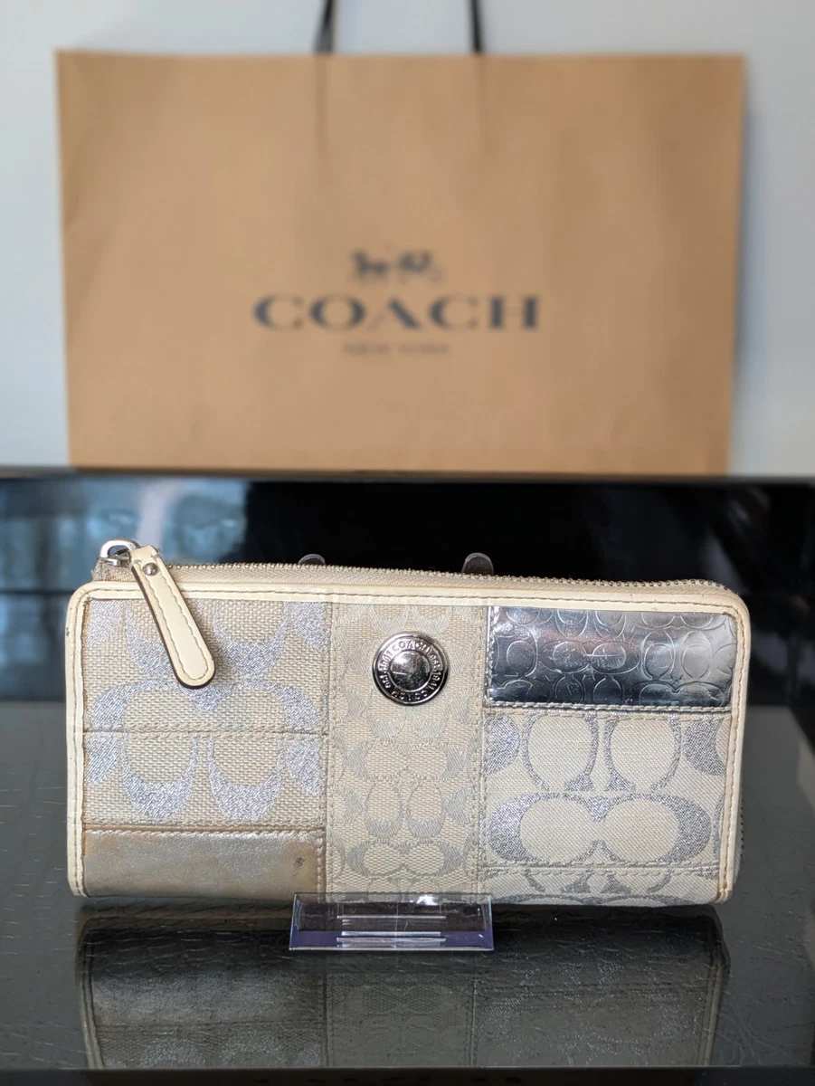 Coach Patchwork Wallet In Women's Wallets for sale | eBay