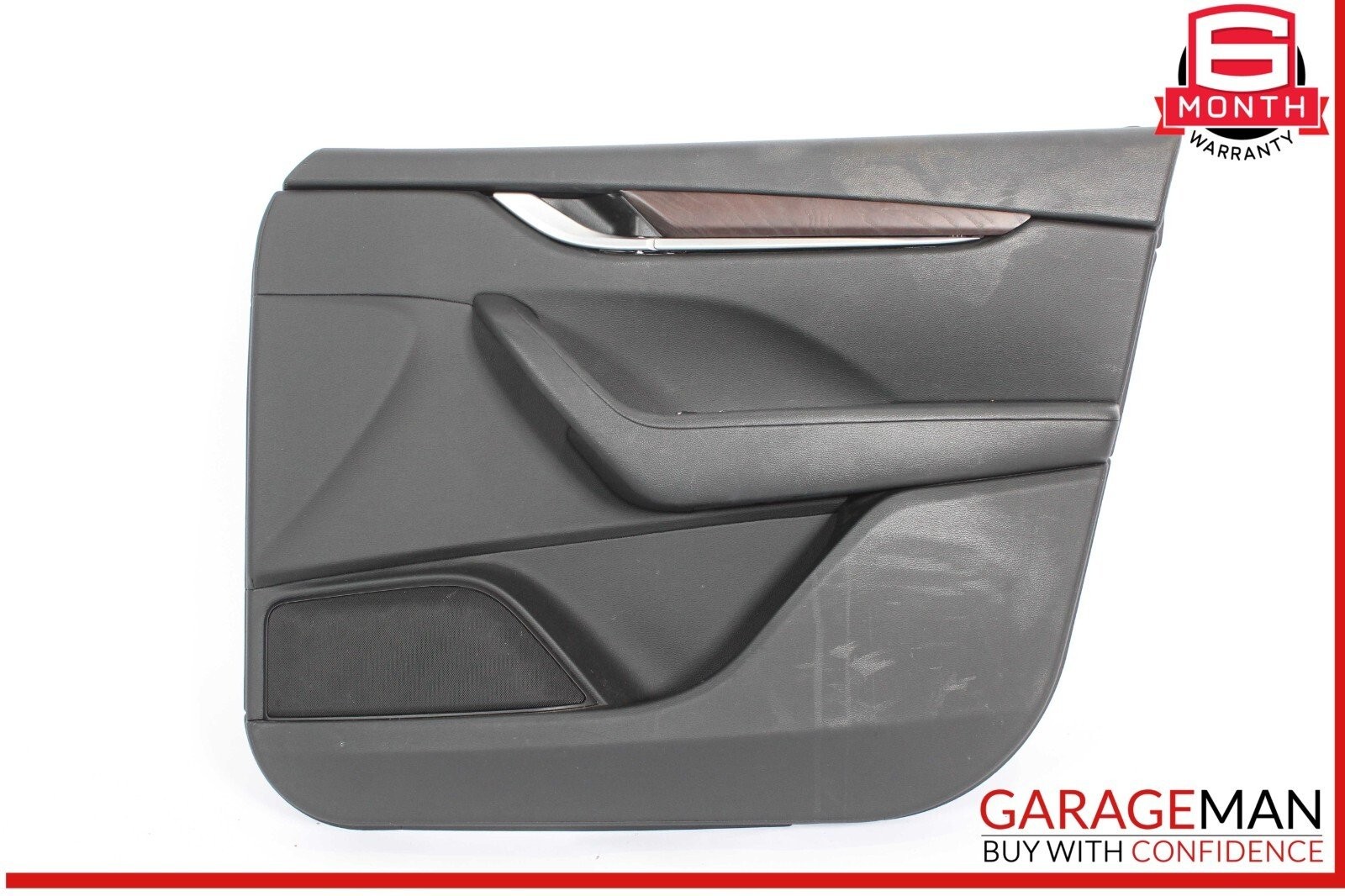 17-20 Maserati Levante M161 Interior Door Panel Front Right Side Black OEM