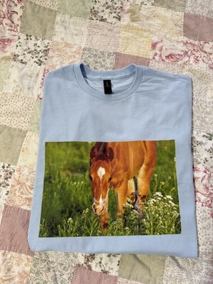 Equine Foal Portrait Unisex Heavy Cotton Tee
