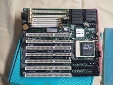 Vintage Motherboard SM486USC Green 486SX/33