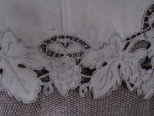 rideau broderie richelieu en