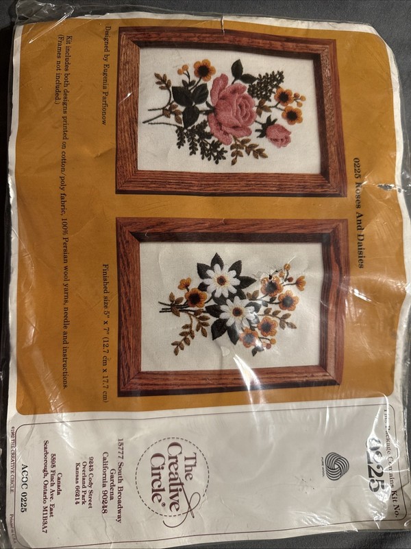 No The Creative Circle Roses And Daisies Number 0225