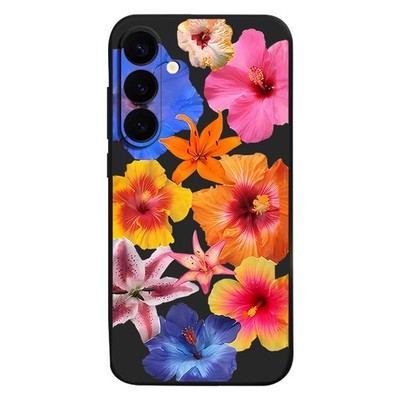 Gel Case For Samsung S25 Ultra S24 S23 A16 A36 A56 A55 Full Screen Flowers Cover