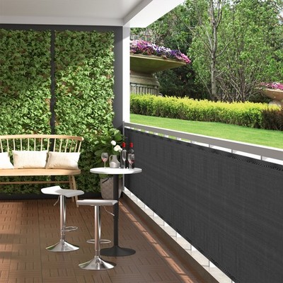 Sichtschutznetz 1,2x10m – Wind- Und UV-sicher Für Zaun, Balkon & Garten In Anthrazit