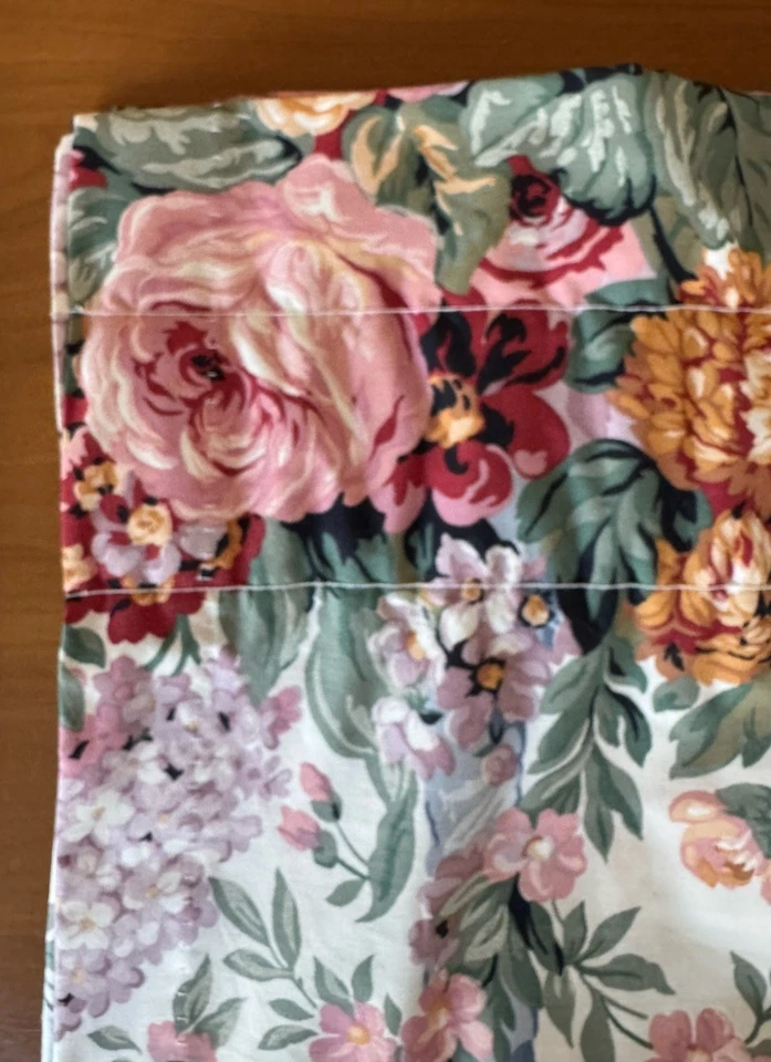 2 valance cortina de janela floral Ralph Lauren Allison 84" X 17" ~ PAR - Imagem 2 de 4