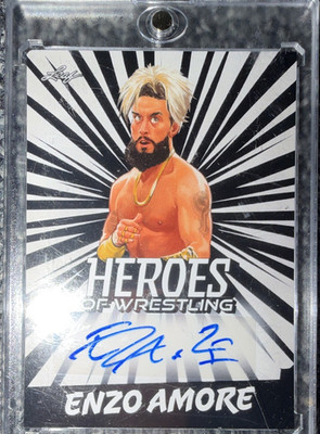 Leaf 2023 Heroes of Wrestling Autographs Enzo Amore Auto BA-EA1
